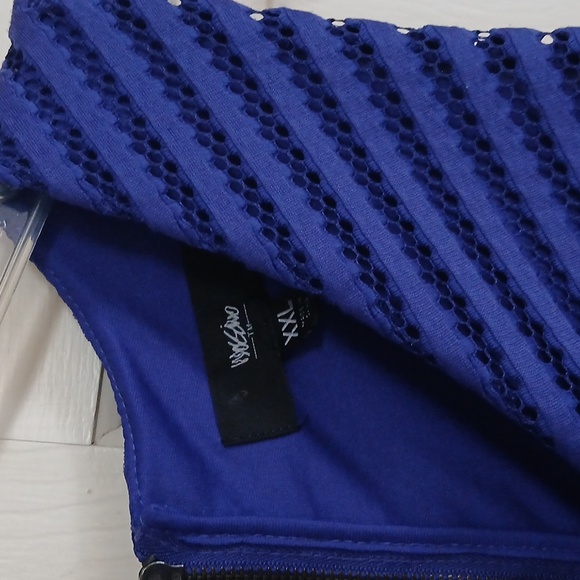 Mossimo Supply Co. Blue Textured Dress - Picture 3 of 5